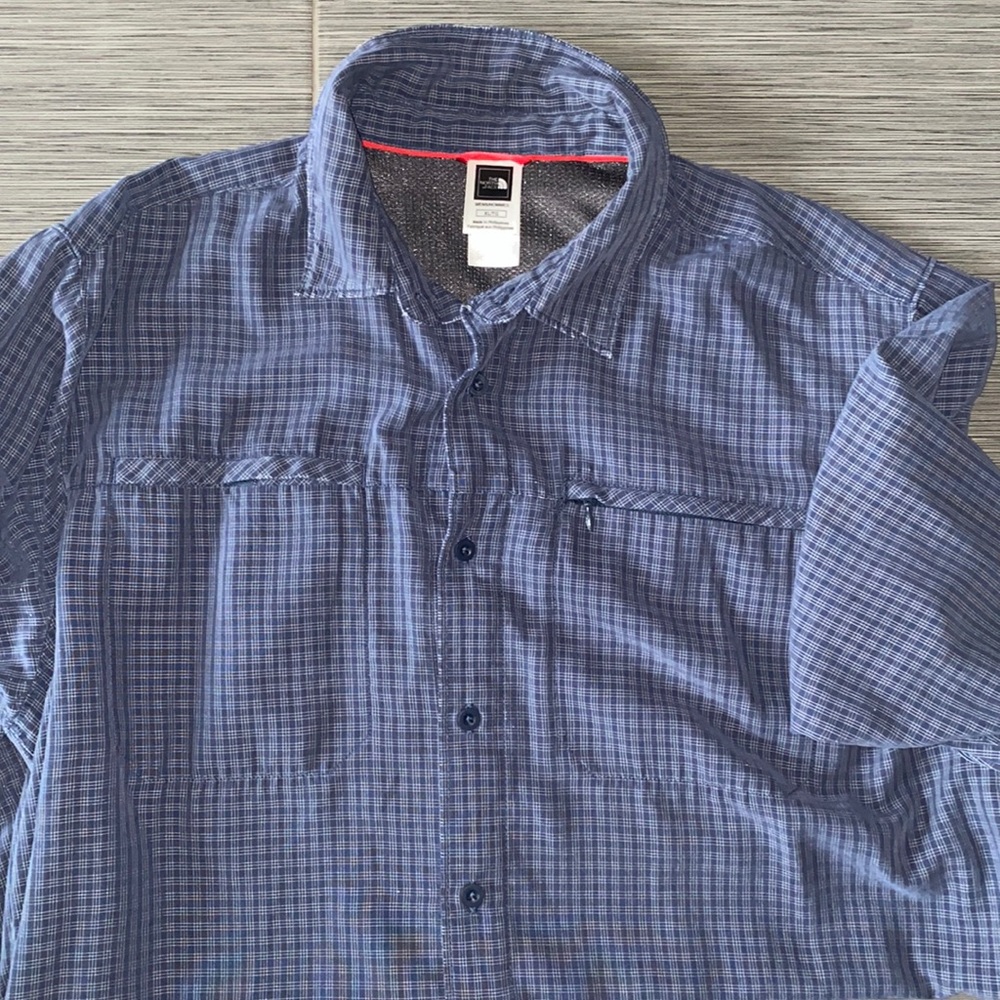 Mens North Face XL Button Up Shirt